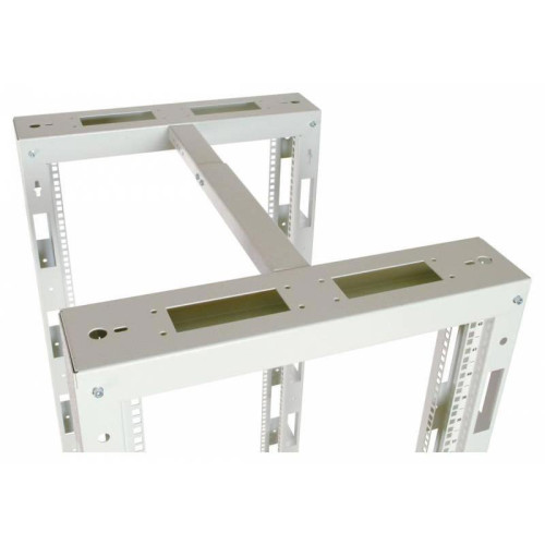 Стойка двухрамная ЦМО СТК-24.2 24U 620ммX800мм направл.под закл.гайки 250кг серый