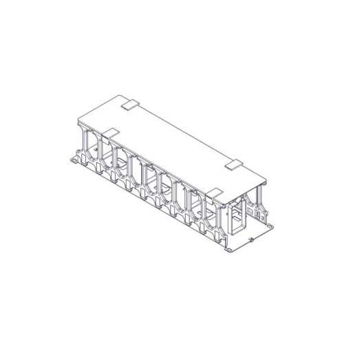 Horizontal Cable Organizer Excelente Series 3U Plastic Fingers