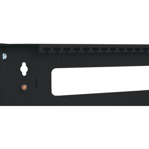 Кронштейн телекоммуникационный Cabeus NC-6U-BK настен. регул.глуб. 6U 19