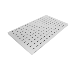 Полка перфорированная выдвижная с телескопическими направляющими, глубина 750 мм