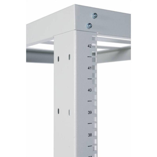 Стойка двухрамная ЦМО СТК-С-45.2.1000 45U 560ммX1280мм направл.под закл.гайки 480кг серый