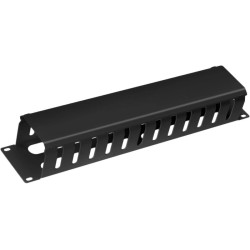 Кабельный органайзер горизонтальный Cabeus JB07-2U-BK гребенка 2U шир.:19