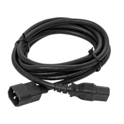 Кабель питания/ Кабель питания TERACOM для PDU IEC 60320 C13 - IEC 60320 C14 сечение 3x1.5мм2 250В 10A длина 2.0 метра
