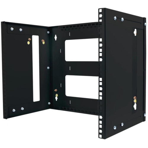 Кронштейн телекоммуникационный Cabeus NC-9U-BK настен. регул.глуб. 9U 19