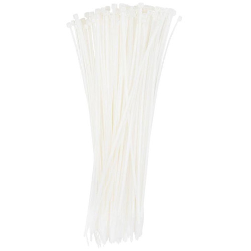 Аксессуары к шкафам и стойкам Hyperline GT-300IC Стяжка нейлоновая неоткрывающаяся, безгалогенная (halogen free), 300x3.6 мм, полиамид 6.6, -40°C - +85°C, (100 шт)