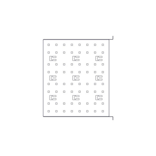 Фиксированная полка Systeme Electric, серия Uniprom, 2U, 450мм, до 15кг