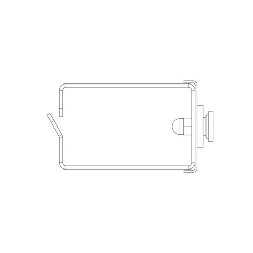 Вертикальный кабельный организатор Systeme Electric, серия Uniprom, 2x8 колец, цвет черный