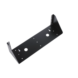 Кронштейн телекоммуникационный настенный вертикальный 3U, цвет черный