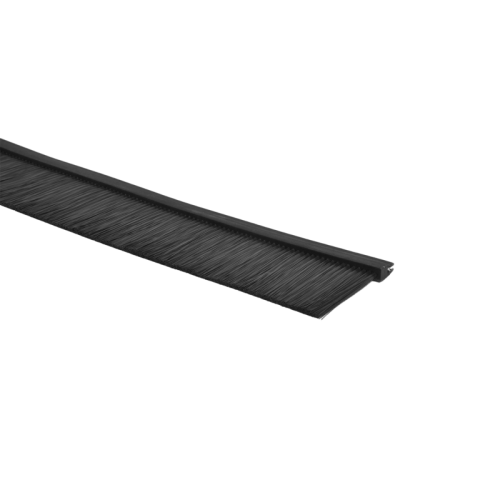 Комплект щеточного ввода в шкаф, универсальный, цвет черный