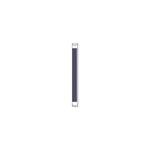 Longitudinal cable channel for cabinets of the Uniprom series, 1U, black