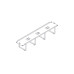 Horizontal Cable Organizer Uniprom Series, 2U, Steel Rings