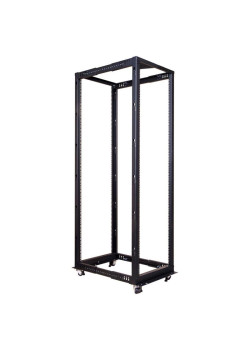 Стойка двухрамная Lanmaster TWT-RACK2-42U-ADJ 42U 480ммX560мм 1000кг черный