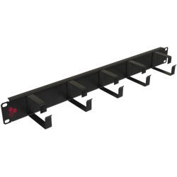 Кабельный органайзер горизонтальный Sysmatrix SA 0022.911 гребенка 1U шир.:19