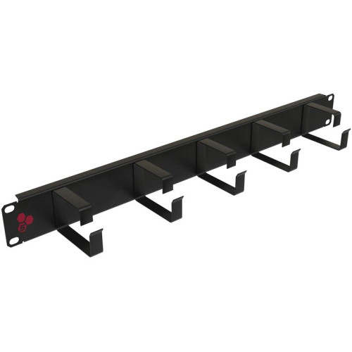 Кабельный органайзер горизонтальный Sysmatrix SA 0022.911 гребенка 1U шир.:19