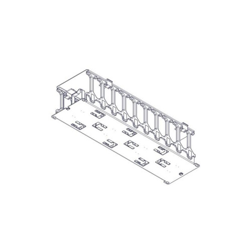 Horizontal Cable Organizer Excelente Series 3U Plastic Fingers