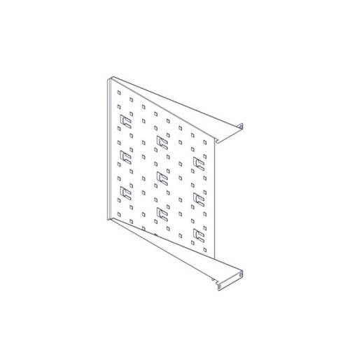 Фиксированная полка Systeme Electric, серия Uniprom, 2U, 450мм, до 15кг