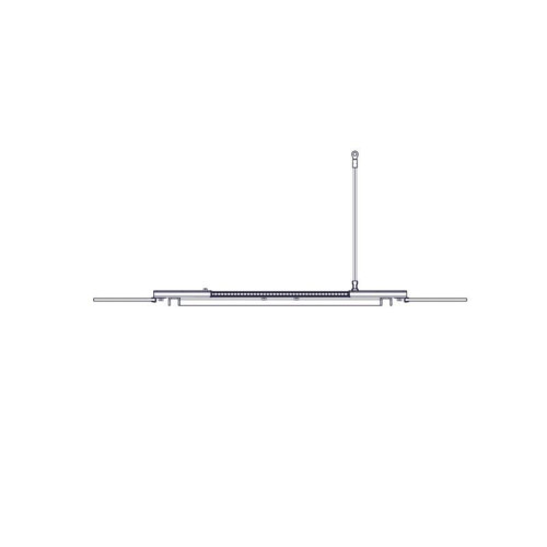 Bottom panel for cabinets of the Uniprom series, with cable entries, 600x1070mm