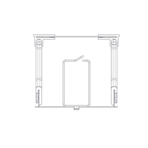 Horizontal Cable Organizer Excelente Series 3U Plastic Fingers