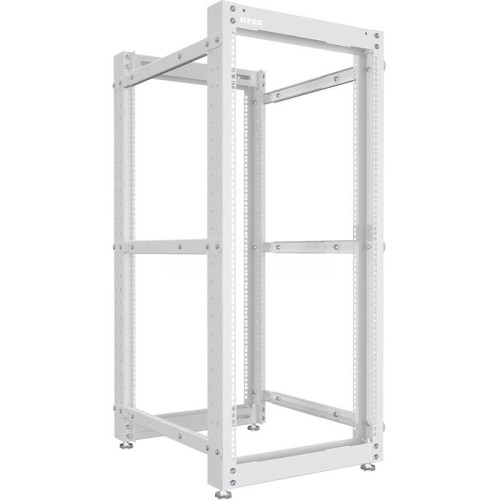 Стойка двухрамная NTSS NTSS-2POR24U/600-1000 24U 550ммx1000мм 600кг серый