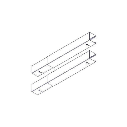Кабельный канал Systeme Electric, для продольной прокладки кабелей в шкафах серии Uniprom, боковой, цвет черный