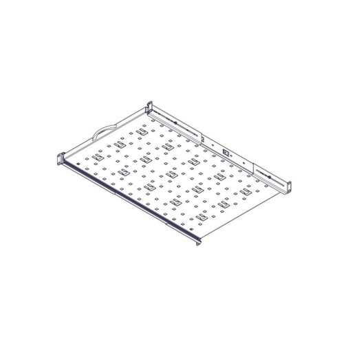 Выдвижная полка Systeme Electric, серия Uniprom, 1U, 650мм, до 45кг