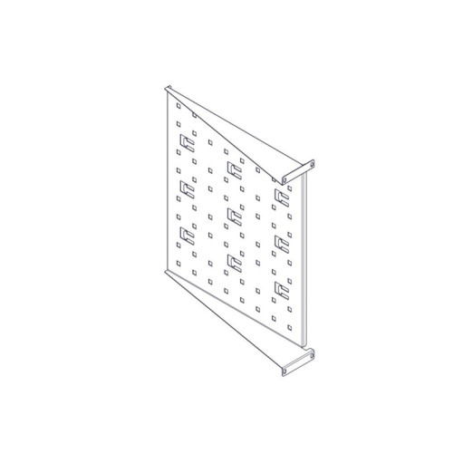 Фиксированная полка Systeme Electric, серия Uniprom, 2U, 450мм, до 15кг