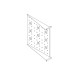 Фиксированная полка Systeme Electric, серия Uniprom, 2U, 450мм, до 15кг