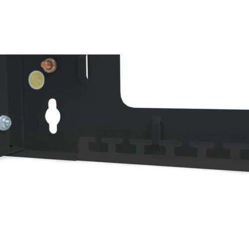 Кронштейн телекоммуникационный Cabeus NC-9U-BK настен. регул.глуб. 9U 19