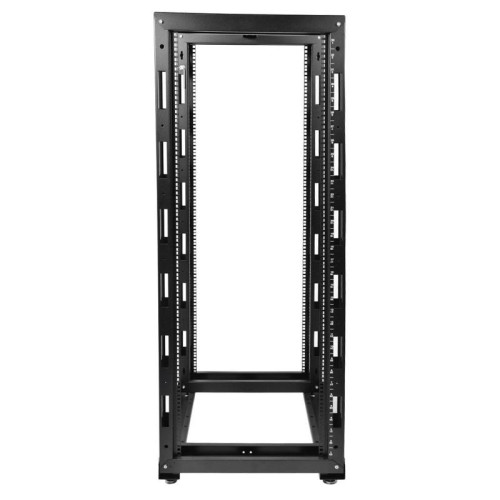 Стойка двухрамная ЦМО СТК-42.2-9005 42U 620ммX800мм направл.под закл.гайки 350кг черный