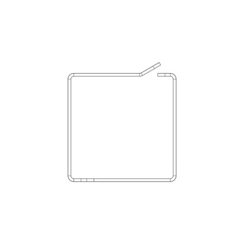 Metal ring Systeme Electric, for laying cables, Uniprom series, 10 pcs.