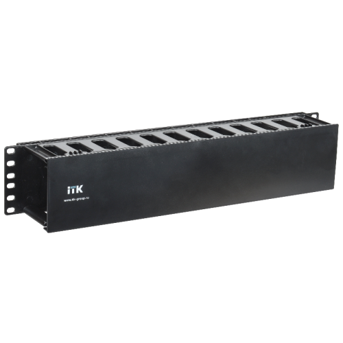 Кабельный органайзер ITK CO05-2PC 2U шир.:19