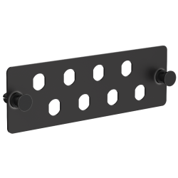 ITK Планка для 8-ми адаптеров оптических FC или ST черная