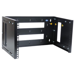 Кронштейн телекоммуникационный ЦМО КНО-М-6U-9005 настен. регул.глуб. 6U 19