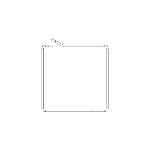 Metal ring Systeme Electric, for laying cables, Uniprom series, 10 pcs.