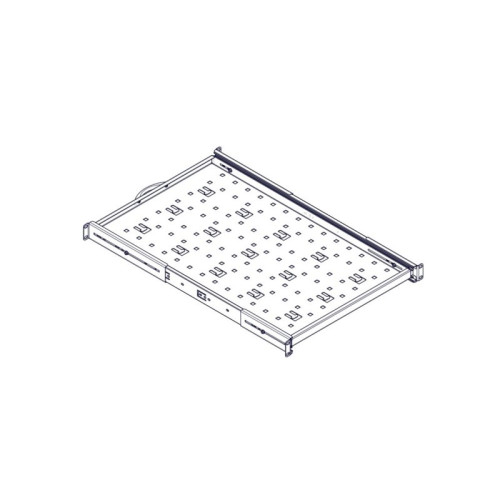Выдвижная полка Systeme Electric, серия Uniprom, 1U, 650мм, до 45кг
