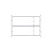 Longitudinal cable channel for cabinets of the Uniprom series, 1U, black