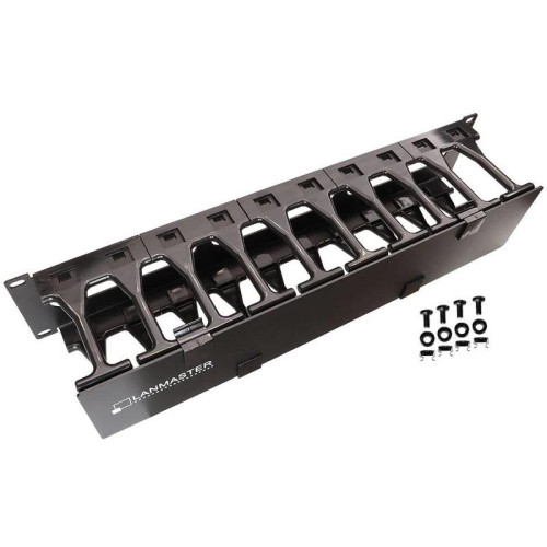 Кабельный органайзер Lanmaster LAN-ORG-PF/S-1U пальцы 1U шир.:19