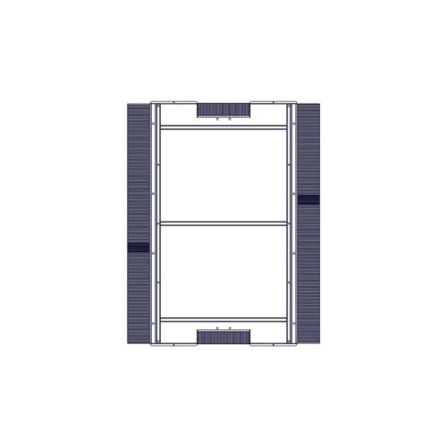 донная панель для шкафов с кабельными вводами, 800x1070мм