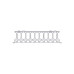 Horizontal Cable Organizer Excelente Series 3U Plastic Fingers