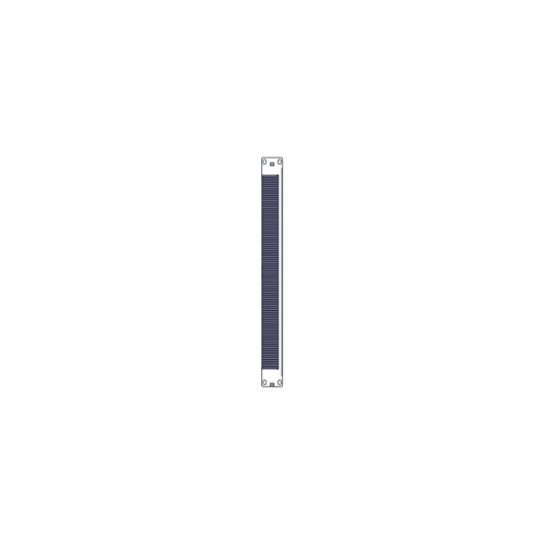 Longitudinal cable channel for cabinets of the Uniprom series, 1U, black