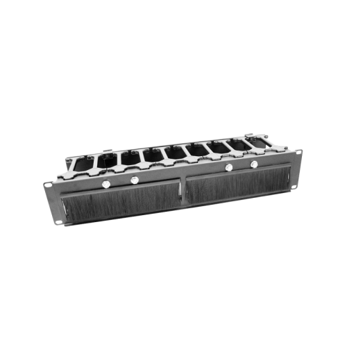 Горизонтальный кабельный органайзер с пластиковыми пальцами 19