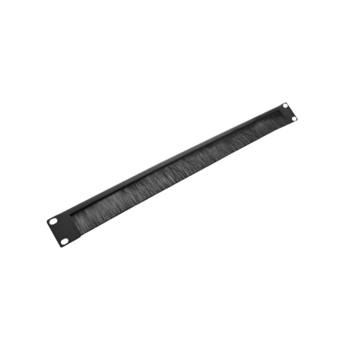 Горизонтальный кабельный органайзер со щёткой, 19