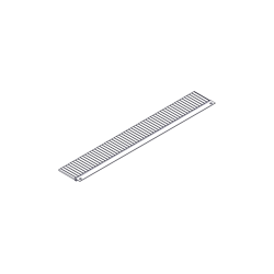 Horizontal bottom seal for cabinets of the Uniprom series, 750 mm wide, 1 pc.