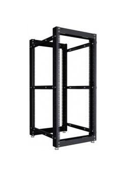 Стойка двухрамная NTSS NTSS-2POR24U/600-1000-BL 24U 550ммx1000мм 600кг черный