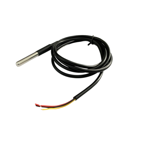 RS-T1, Датчик температуры Rem, с проводом 2 м, для блока розеток, цвет: чёрный
