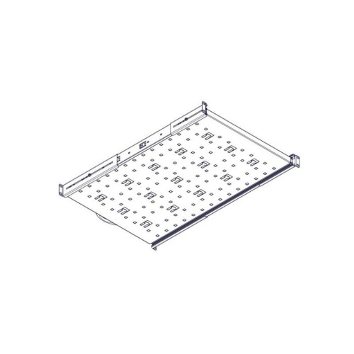 Выдвижная полка Systeme Electric, серия Uniprom, 1U, 650мм, до 45кг