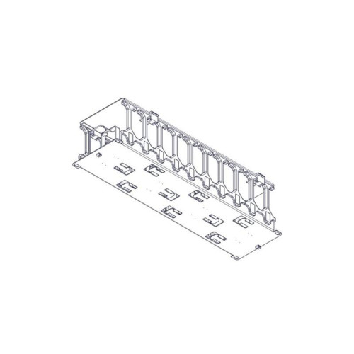 Horizontal Cable Organizer Excelente Series 3U Plastic Fingers