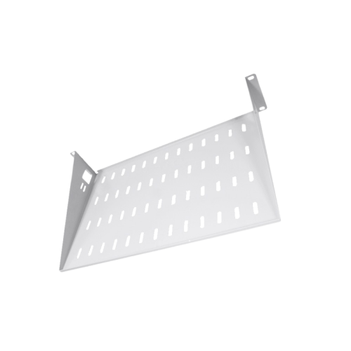 Полка перфорированная консольная 2U, глубина 300 мм
