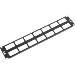 Кабельный органайзер горизонтальный ЦМО ГКО-О-2-9005 двухсторонний окна 2U шир.:19