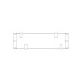 Horizontal Cable Organizer Excelente Series 3U Plastic Fingers